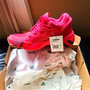 BNIB mens size 7 women size 9 D.O.N Crayola Adidas shoes.